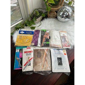 Vintage hosiery pantyhose knee high stockings thigh high